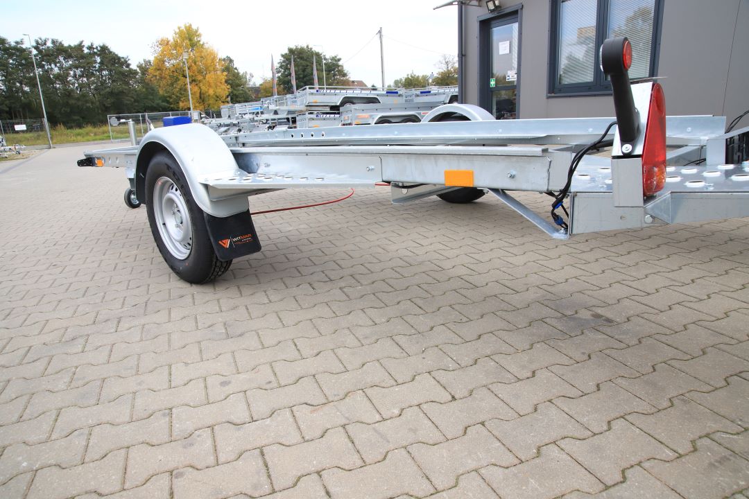 Niewiadów Mini Wenus - single-axle car transporter, 360x180 cm, GVW 1800 kg - image 4