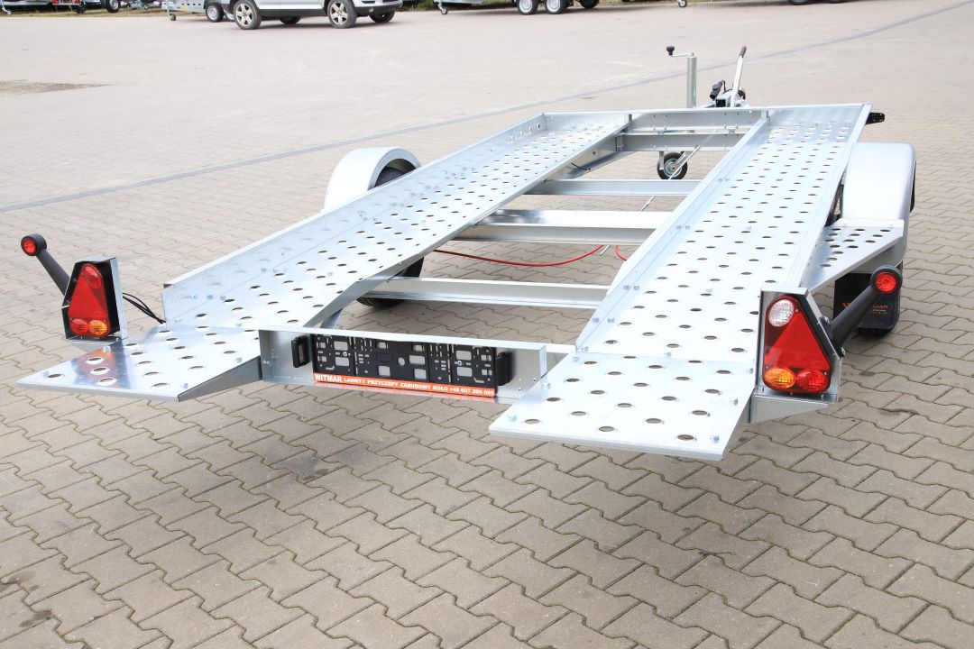 Niewiadów Mini Wenus - single-axle car transporter, 360x180 cm, GVW 1800 kg - image 5