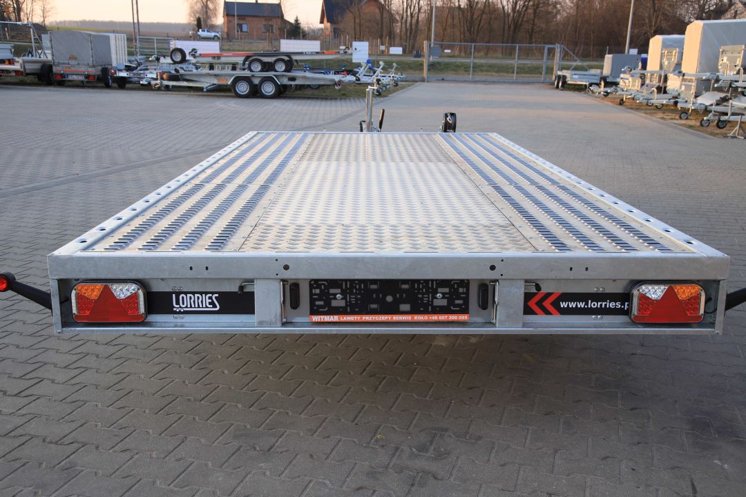 Lorries PL27-4521 uchylna alu ryfel - twin-axle car transporter, 450x210 cm, GVW 2700 kg - image 8