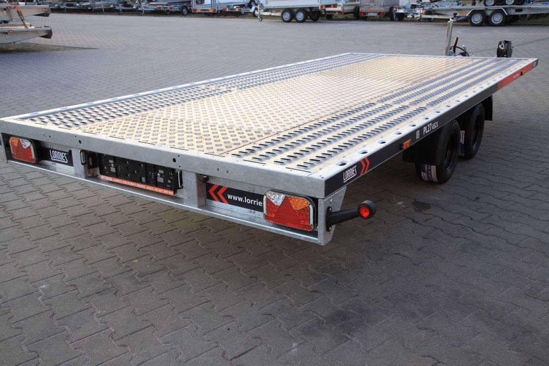 Lorries PL27-4521 uchylna alu ryfel - twin-axle car transporter, 450x210 cm, GVW 2700 kg - image 10