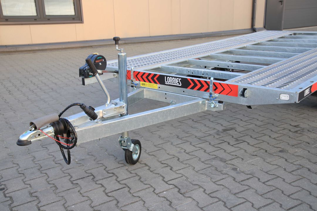 Lorries PL27-4521 uchylna full LED - twin-axle car transporter, 450x210 cm, GVW 2700 kg - image 3