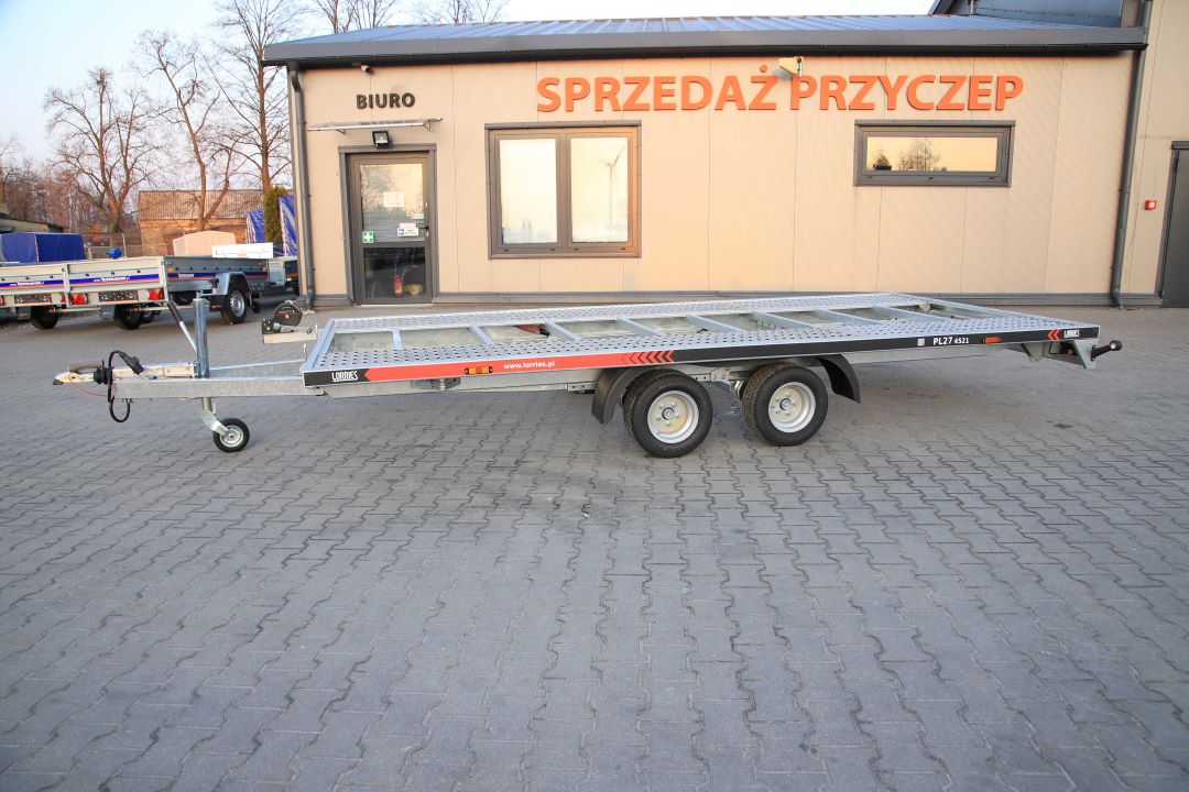 Lorries PL27-4521 uchylna full LED - twin-axle car transporter, 450x210 cm, GVW 2700 kg - image 6