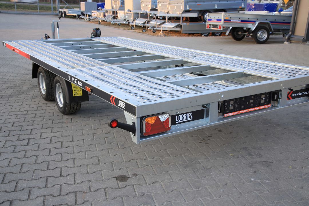 Lorries PL27-4521 uchylna full LED - twin-axle car transporter, 450x210 cm, GVW 2700 kg - image 8