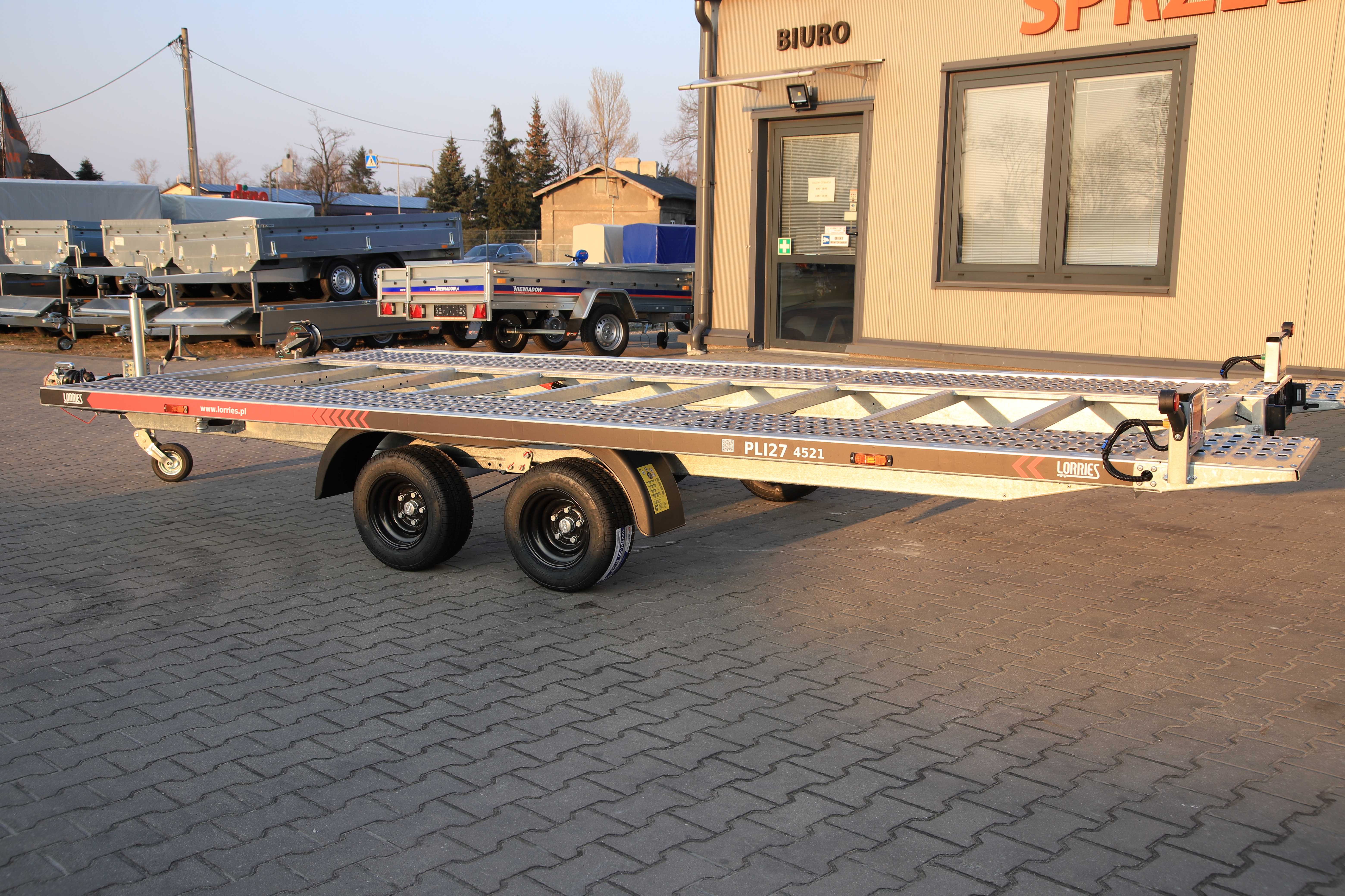 Lorries PLI27-4521 ze zintegrowanymi podjazdami uchylna full LED - zweiachsiger Autotransporter, 450x210 cm, zGG 2700 kg - Bild 2
