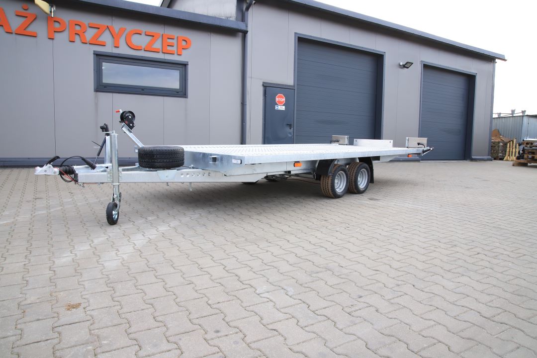 Niewiadów Saturn 4.5 - twin-axle car transporter, 450x210 cm, GVW 2700 kg - image 2