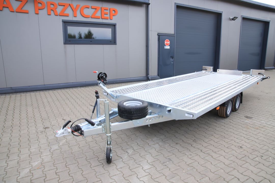 Niewiadów Saturn 4.5 - twin-axle car transporter, 450x210 cm, GVW 2700 kg - image 3