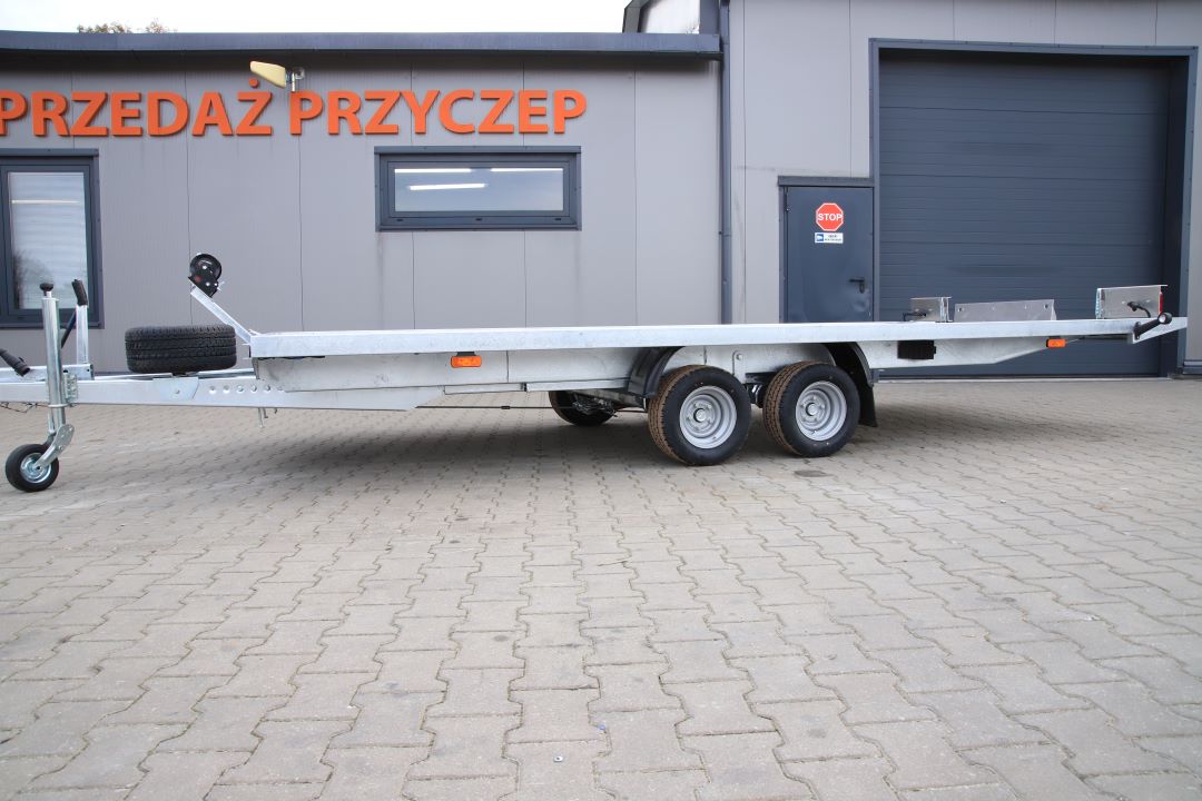 Niewiadów Saturn 4.5 - twin-axle car transporter, 450x210 cm, GVW 2700 kg - image 5