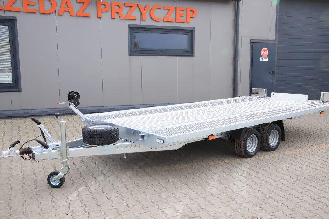 Niewiadów Saturn 4.5 - twin-axle car transporter, 450x210 cm, GVW 2700 kg - image 7