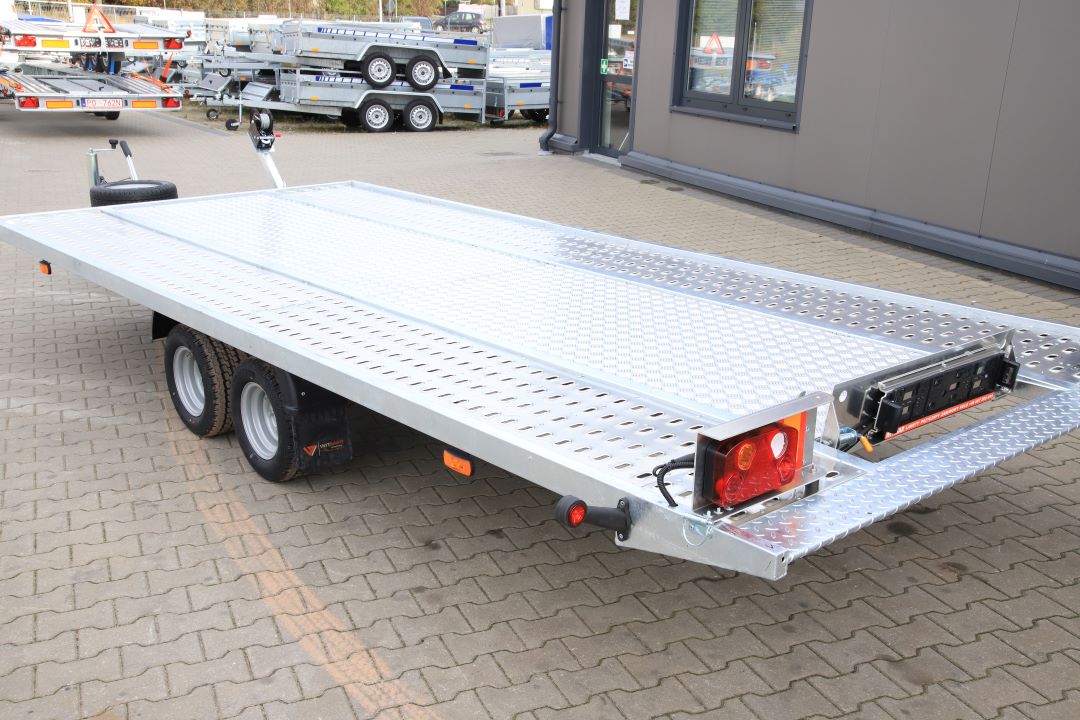 Niewiadów Saturn 4.5 - twin-axle car transporter, 450x210 cm, GVW 2700 kg - image 8