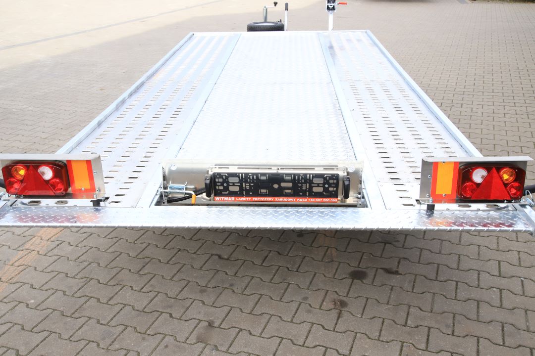 Niewiadów Saturn 4.5 - twin-axle car transporter, 450x210 cm, GVW 2700 kg - image 9