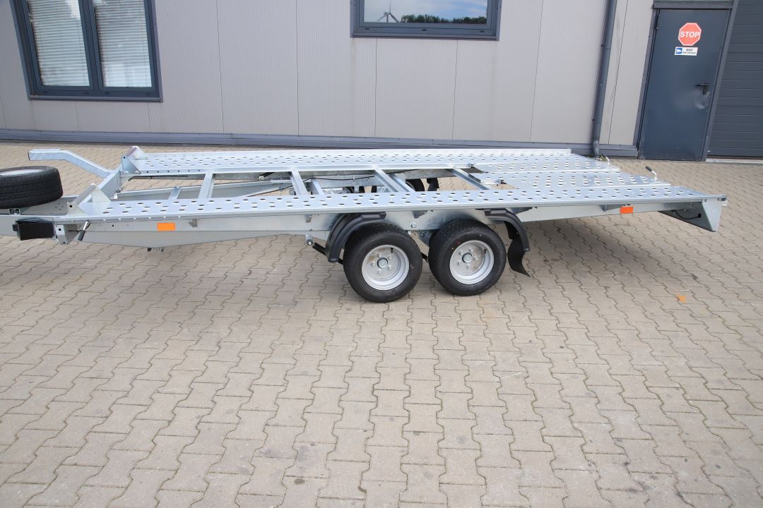 Niewiadów Sonda II - twin-axle car transporter, 400x195 cm, GVW 2500 kg - image 6
