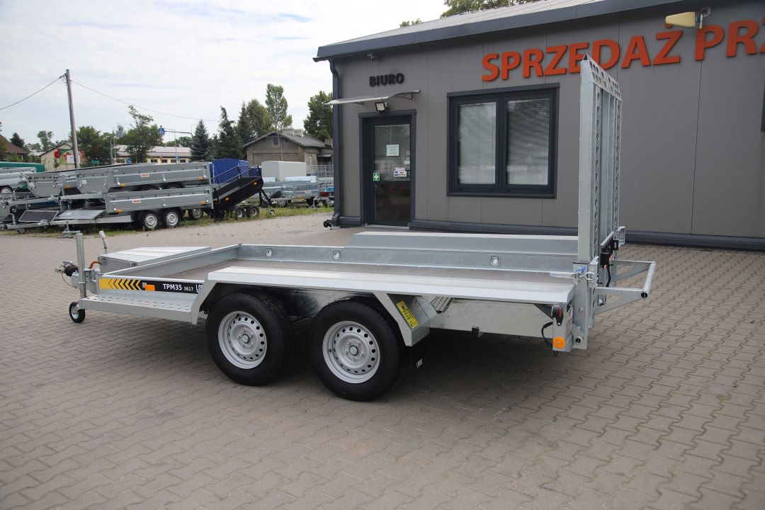 Lorries TRAP DMC - Anhänger für Minibagger und Baumaschinen, 360x175 cm, zGG 3500 kg - Bild 6