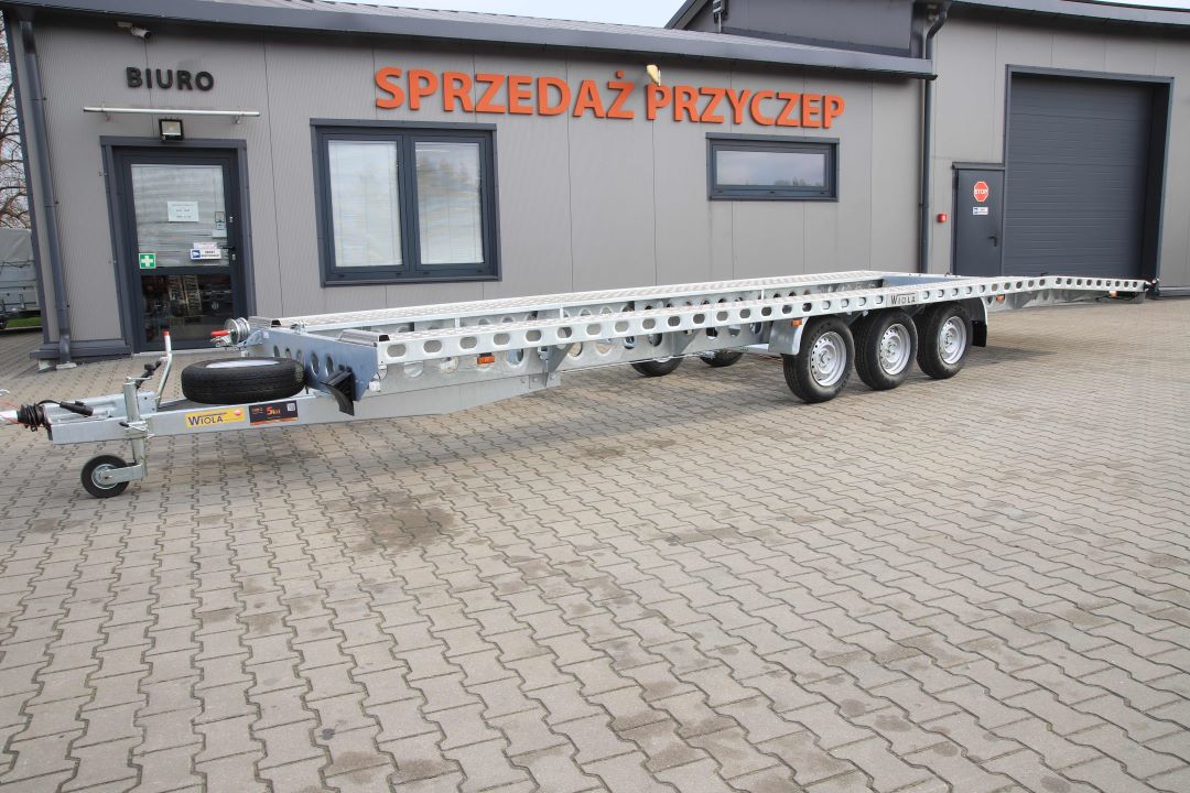 Wiola L35G85 14C - dreiachsiger Autotransporter, 850x207 cm, zGG 3500 kg