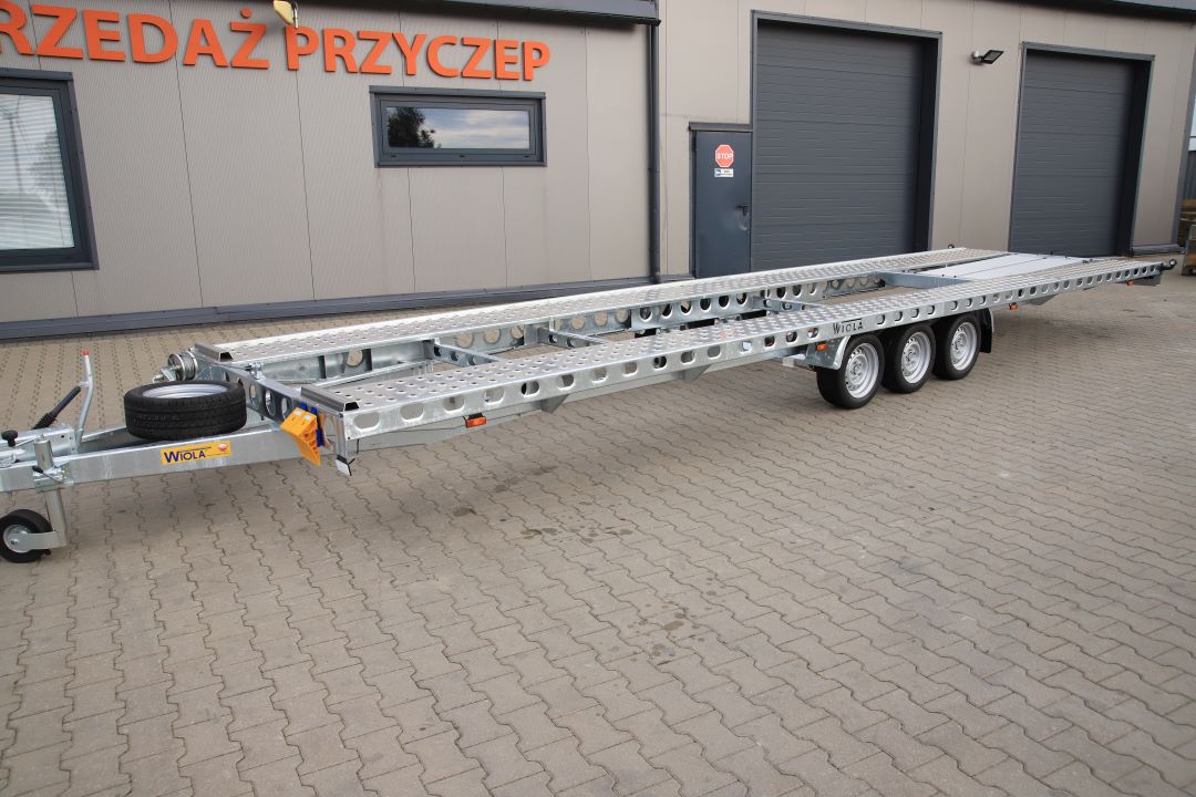 Wiola L35G85 13C - dreiachsiger Autotransporter, 850x207 cm, zGG 3500 kg