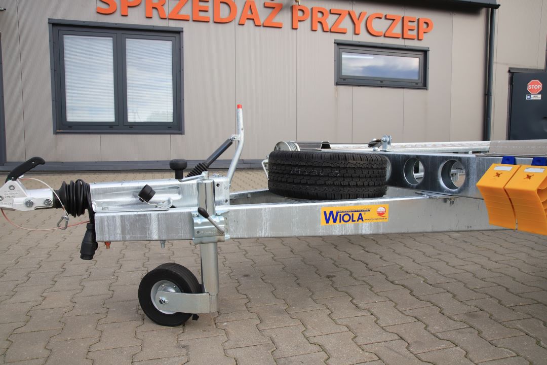 Wiola L35G85 13C - three-axle car transporter, 850x207 cm, GVW 3500 kg - image 2