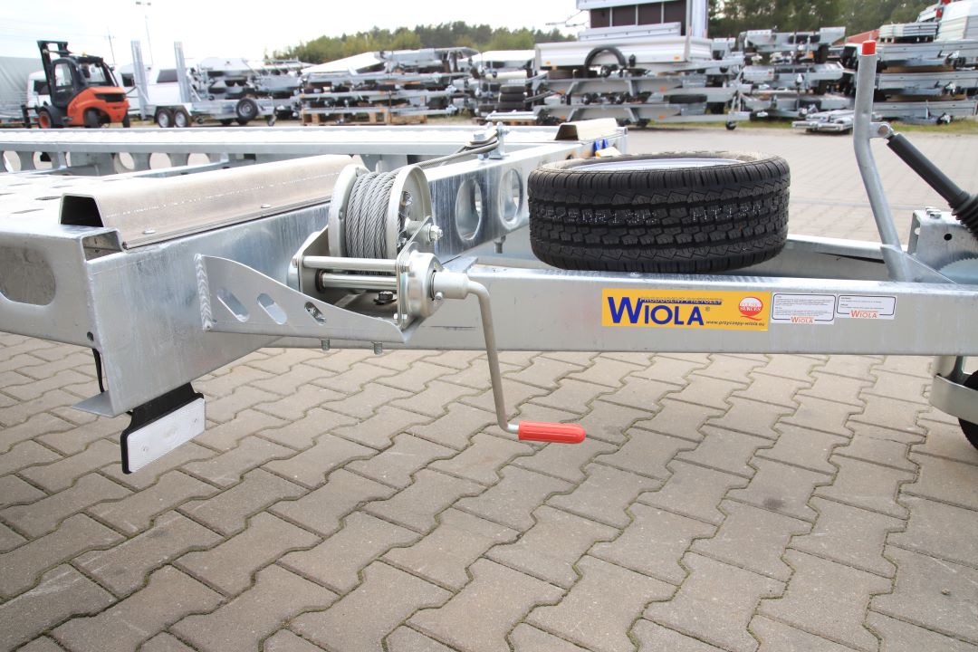 Wiola L35G85 13C - three-axle car transporter, 850x207 cm, GVW 3500 kg - image 4