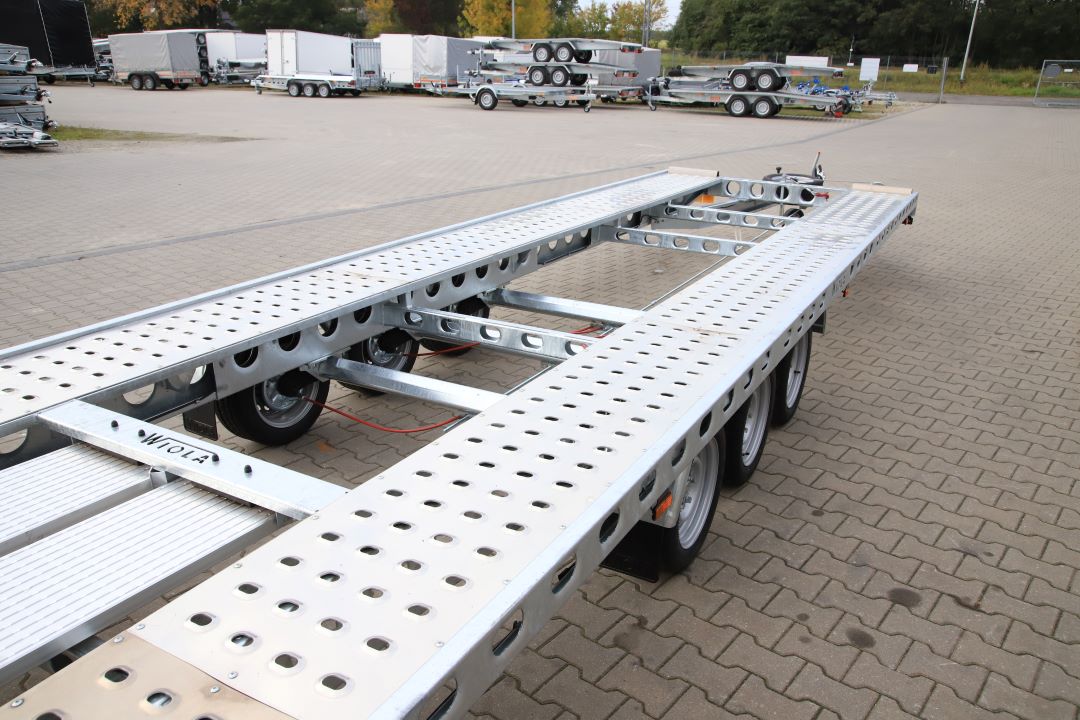 Wiola L35G85 13C - three-axle car transporter, 850x207 cm, GVW 3500 kg - image 6