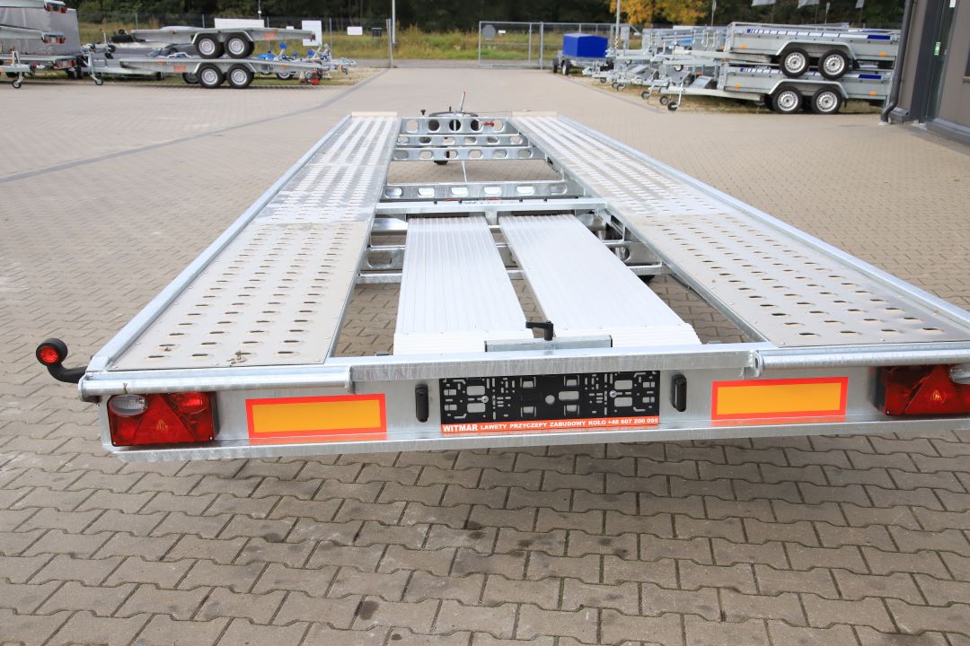 Wiola L35G85 13C - three-axle car transporter, 850x207 cm, GVW 3500 kg - image 8