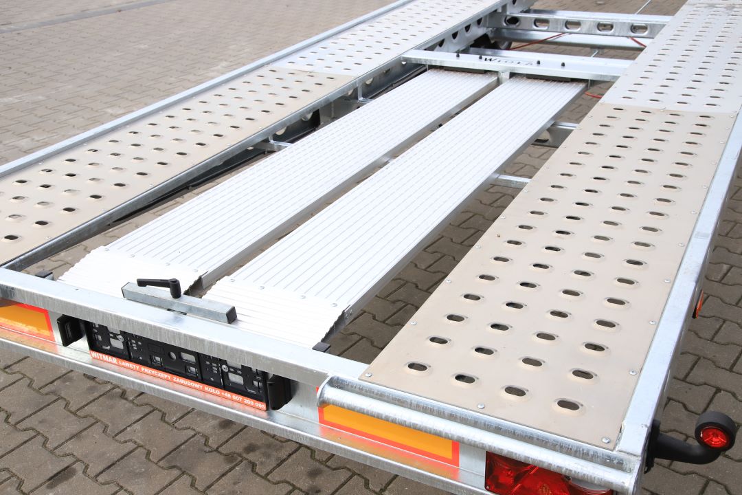 Wiola L35G85 13C - three-axle car transporter, 850x207 cm, GVW 3500 kg - image 9