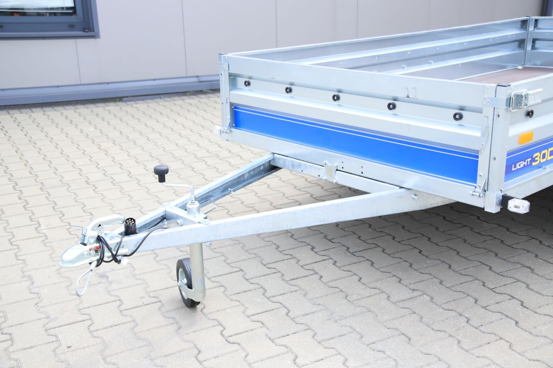 Vesta LIGHT 30DA - light twin-axle trailer, 300x150 cm, GVW 750 kg - image 2