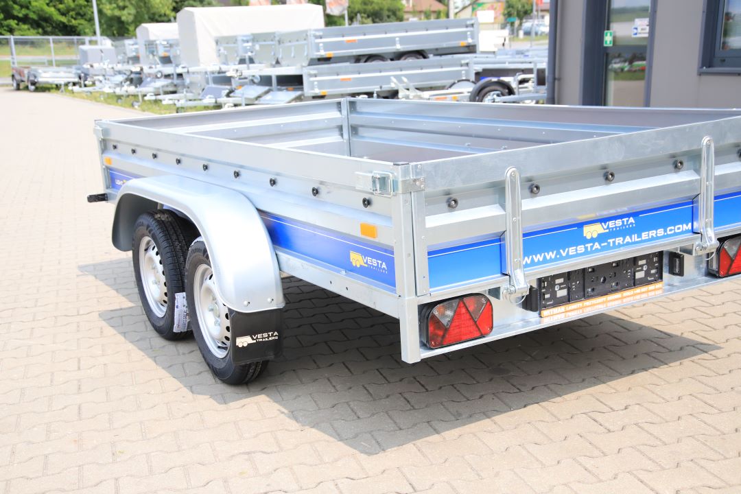 Vesta LIGHT 30DA - light twin-axle trailer, 300x150 cm, GVW 750 kg - image 7