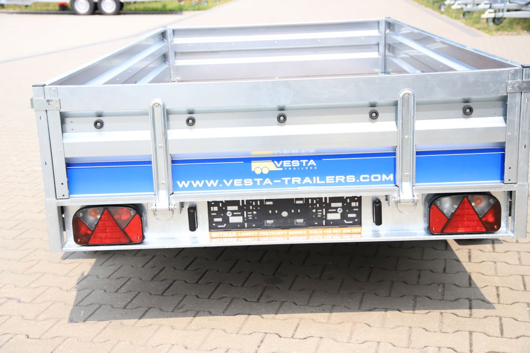 Vesta LIGHT 30DA - light twin-axle trailer, 300x150 cm, GVW 750 kg - image 8