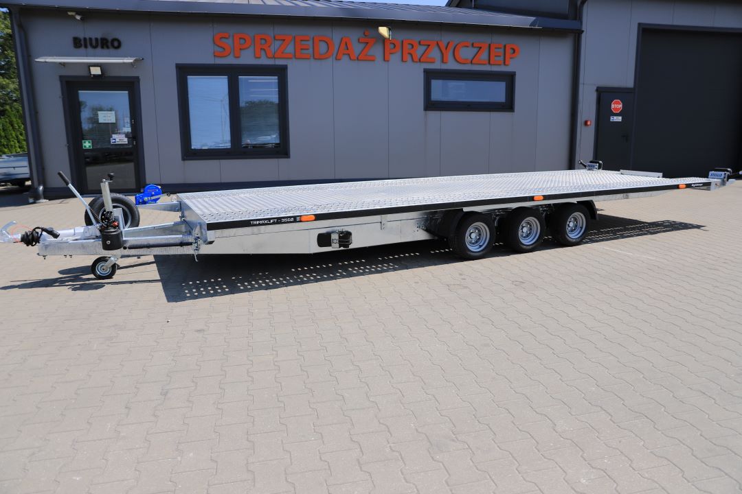Balhanger TRIMAXLIFT Zintegrowane - three-axle car transporter, 600x210 cm, GVW 3500 kg - image 2