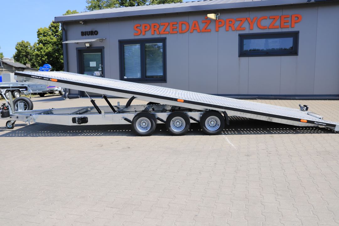 Balhanger TRIMAXLIFT Zintegrowane - three-axle car transporter, 600x210 cm, GVW 3500 kg - image 10