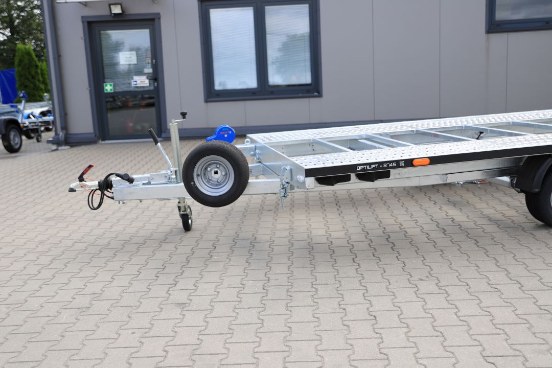Balhanger OPTILIFT 2745 uchylna full LED - twin-axle car transporter, 450x210 cm, GVW 2700 kg - image 2