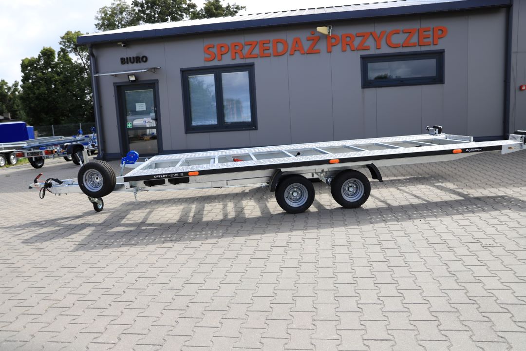 Balhanger OPTILIFT 2745 uchylna full LED - twin-axle car transporter, 450x210 cm, GVW 2700 kg - image 5
