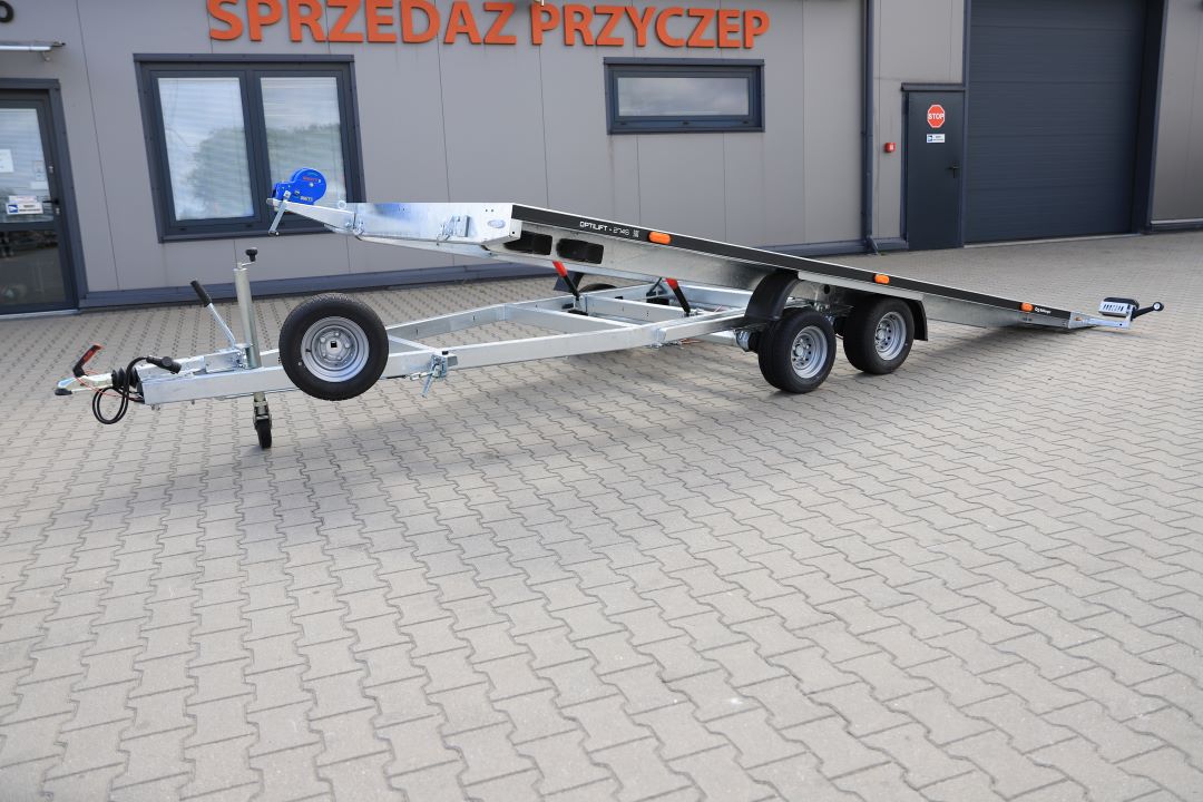 Balhanger OPTILIFT 2745 uchylna full LED - twin-axle car transporter, 450x210 cm, GVW 2700 kg - image 8