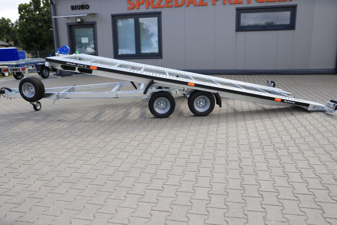 Balhanger OPTILIFT 2745 uchylna full LED - twin-axle car transporter, 450x210 cm, GVW 2700 kg - image 9