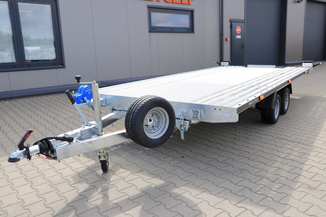 Balhanger OPTILIFT 2745 uchylna alu ryfel full LED ID216 – laweta dwuosiowa, 450x210 cm, DMC 2700 kg - zdjęcie 3