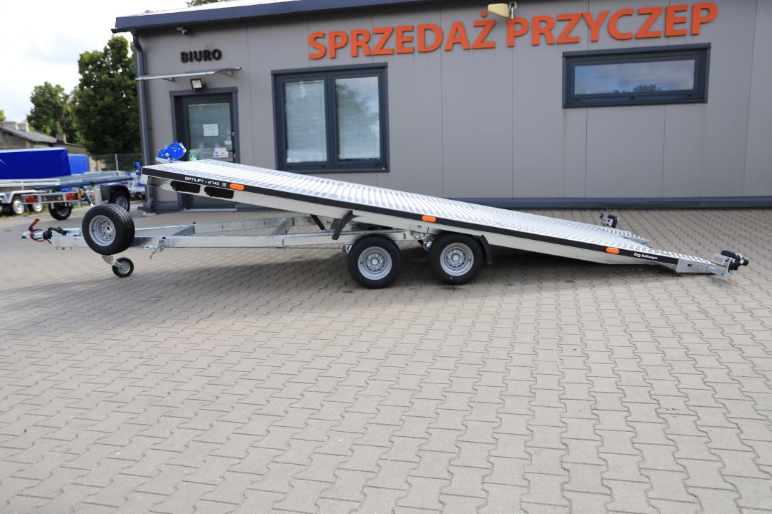 Balhanger OPTILIFT 2745 uchylna alu ryfel full LED ID216 – laweta dwuosiowa, 450x210 cm, DMC 2700 kg - zdjęcie 10