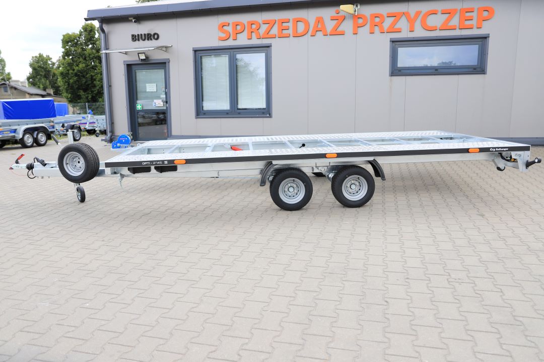 Balhanger OPTI 2745 z podjazdami uchylna full LED - zweiachsiger Autotransporter, 450x210 cm, zGG 2700 kg - Bild 4
