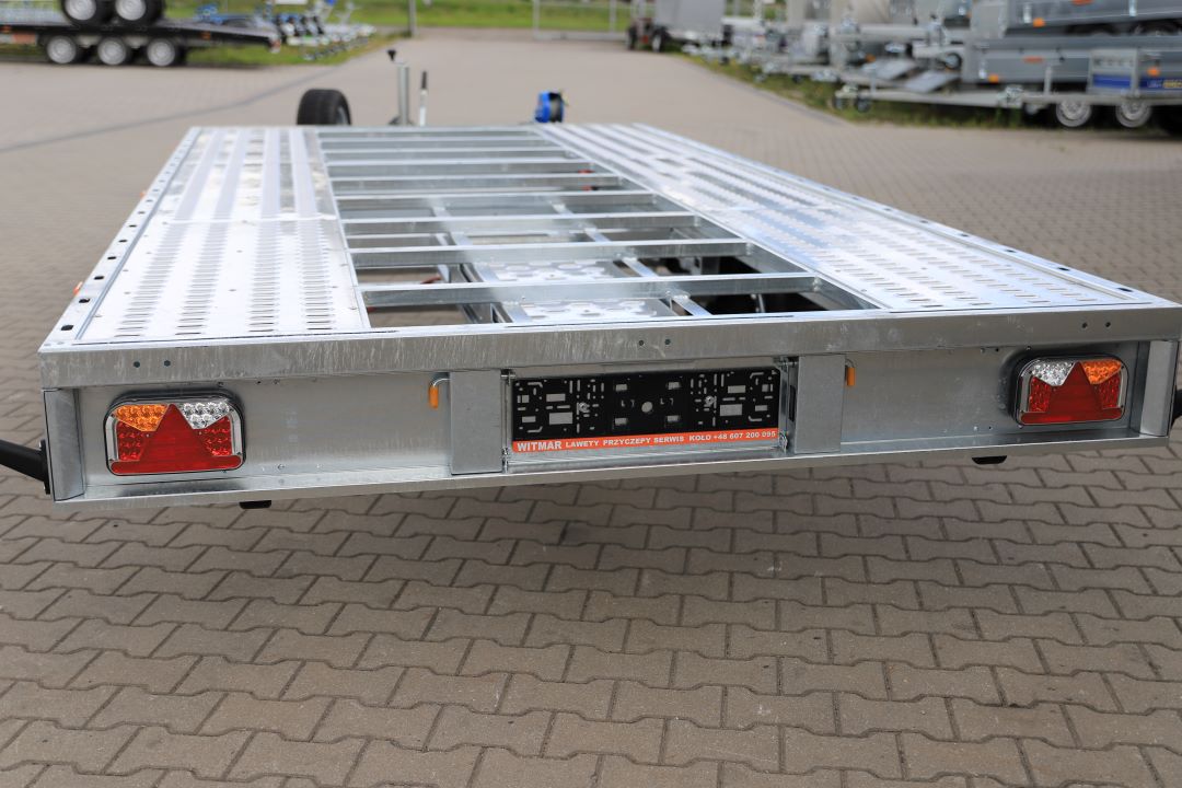 Balhanger OPTI 2745 z podjazdami uchylna full LED - zweiachsiger Autotransporter, 450x210 cm, zGG 2700 kg - Bild 6