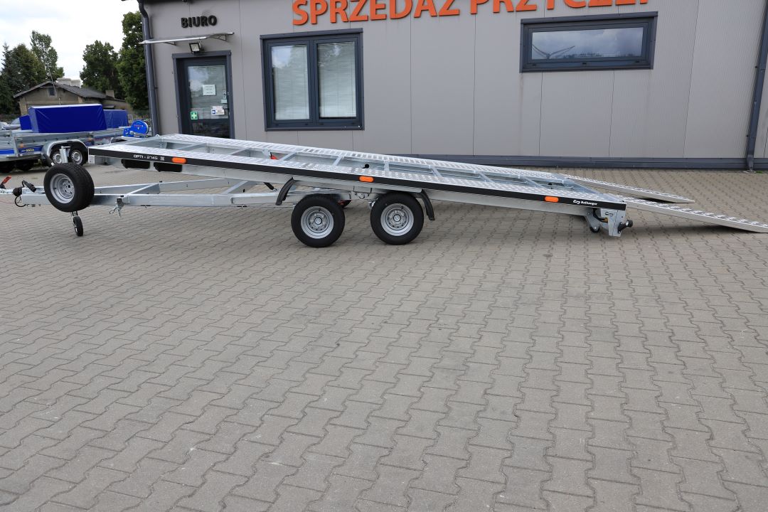Balhanger OPTI 2745 z podjazdami uchylna full LED - zweiachsiger Autotransporter, 450x210 cm, zGG 2700 kg - Bild 8