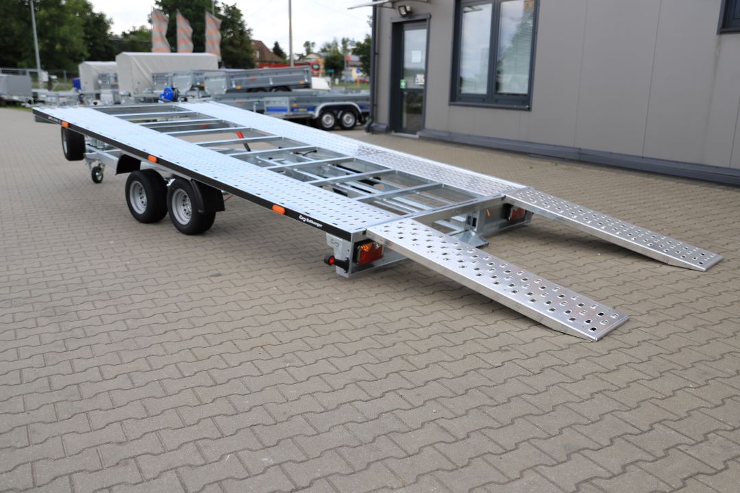 Balhanger OPTI 2745 z podjazdami uchylna full LED - zweiachsiger Autotransporter, 450x210 cm, zGG 2700 kg - Bild 9