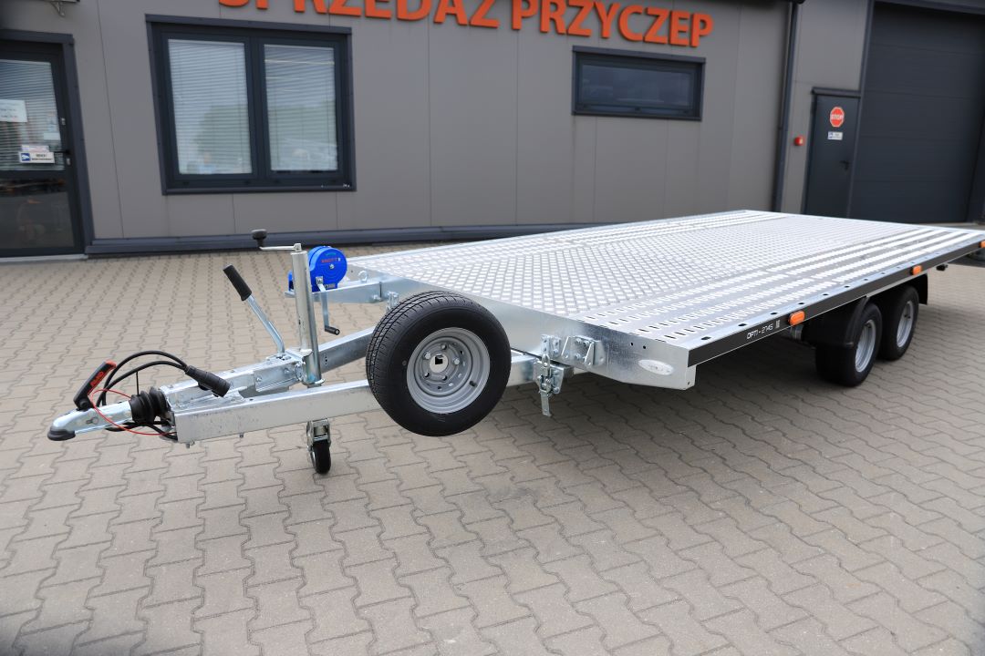 Balhanger OPTI 2745 z podjazdami uchylna alu ryfel - zweiachsiger Autotransporter, 450x210 cm, zGG 2700 kg - Bild 2