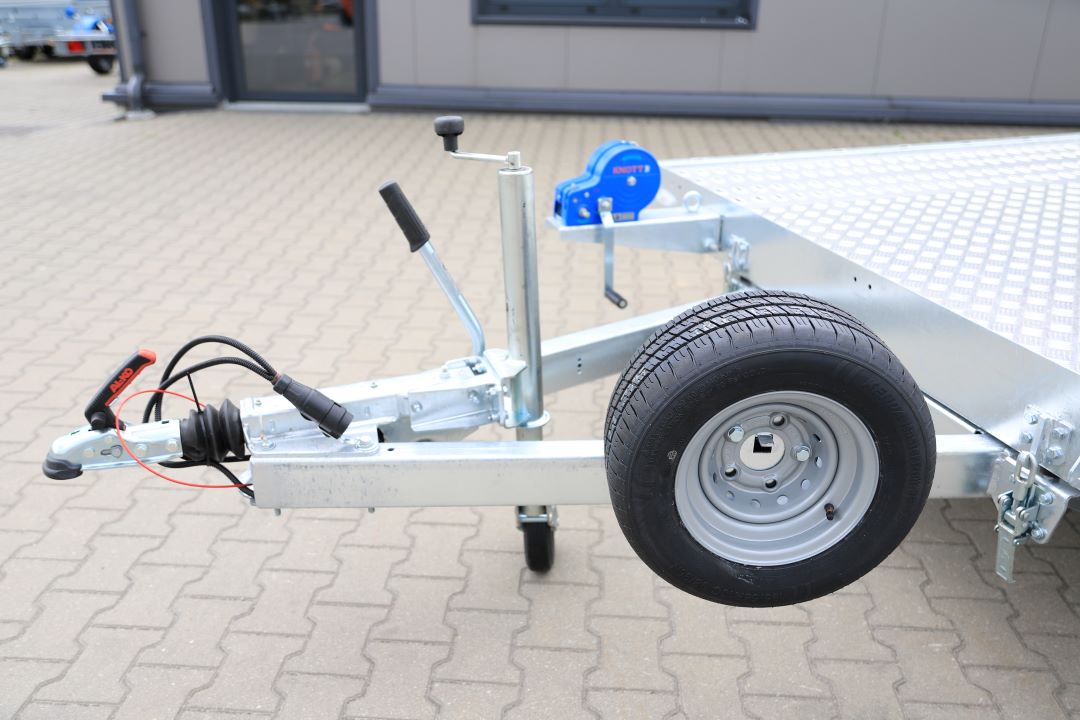 Balhanger OPTI 2745 z podjazdami uchylna alu ryfel - zweiachsiger Autotransporter, 450x210 cm, zGG 2700 kg - Bild 3