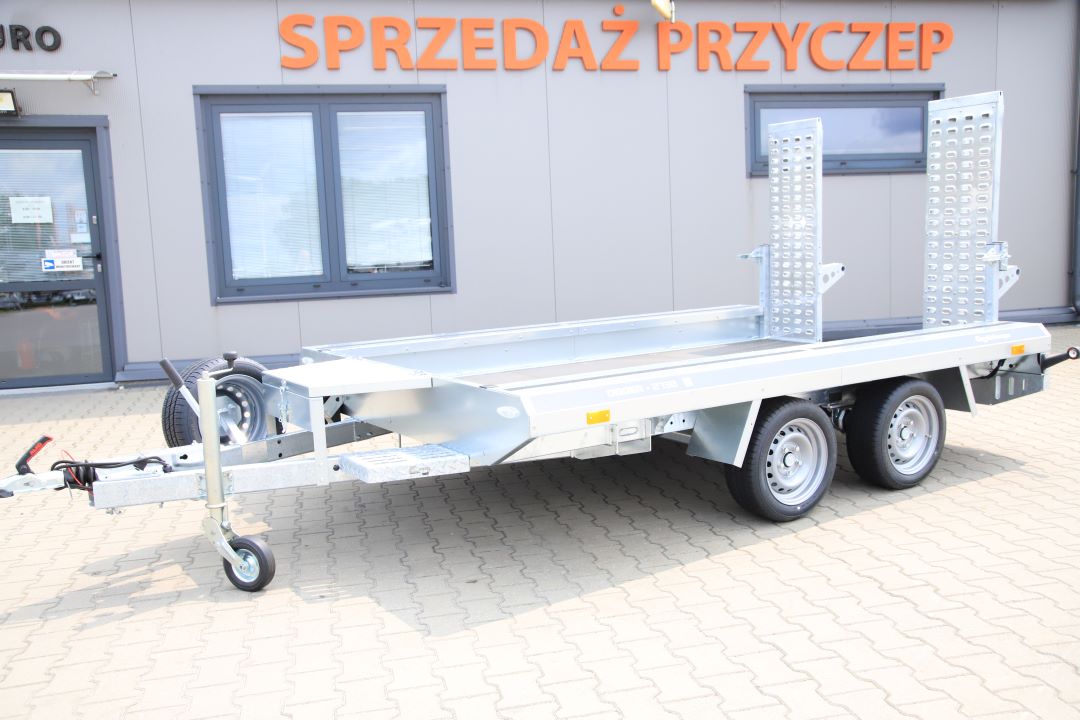 Balhanger DIGGER 2730 z podjazdami – przyczepa pod minikoparkę, 300x155 cm, DMC 2700 kg