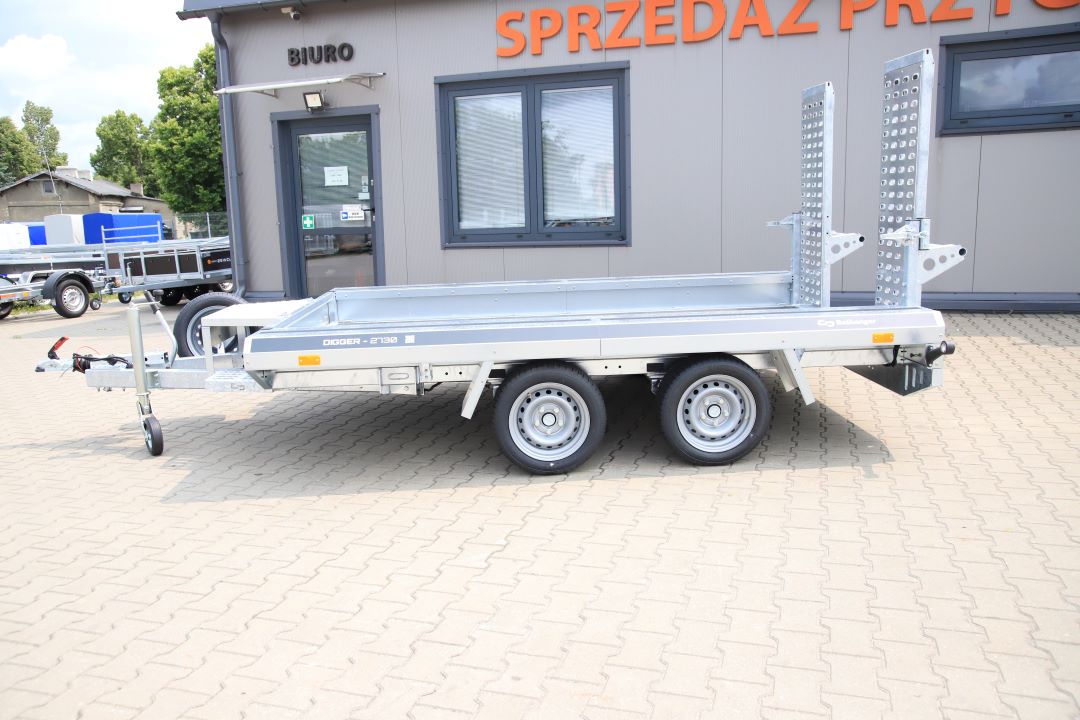 Balhanger DIGGER 2730 z podjazdami – przyczepa pod minikoparkę, 300x155 cm, DMC 2700 kg - zdjęcie 6