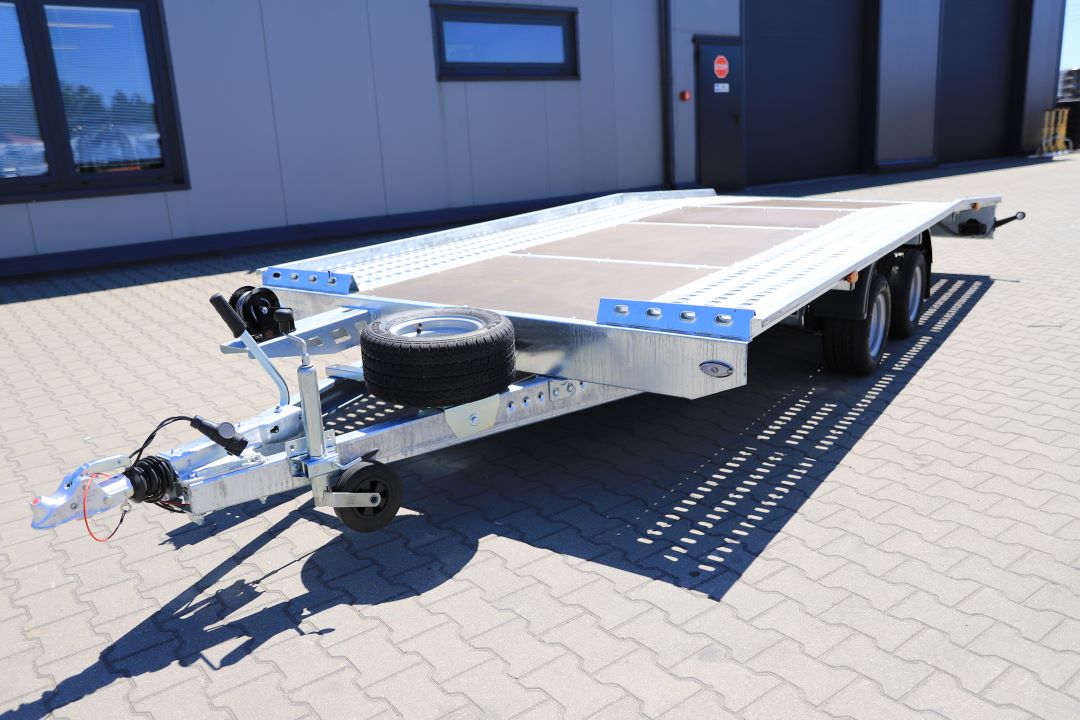 Niewiadów Jupiter SM 4.5 10C sklejka - twin-axle car transporter, 450x210 cm, GVW 2700 kg - image 2