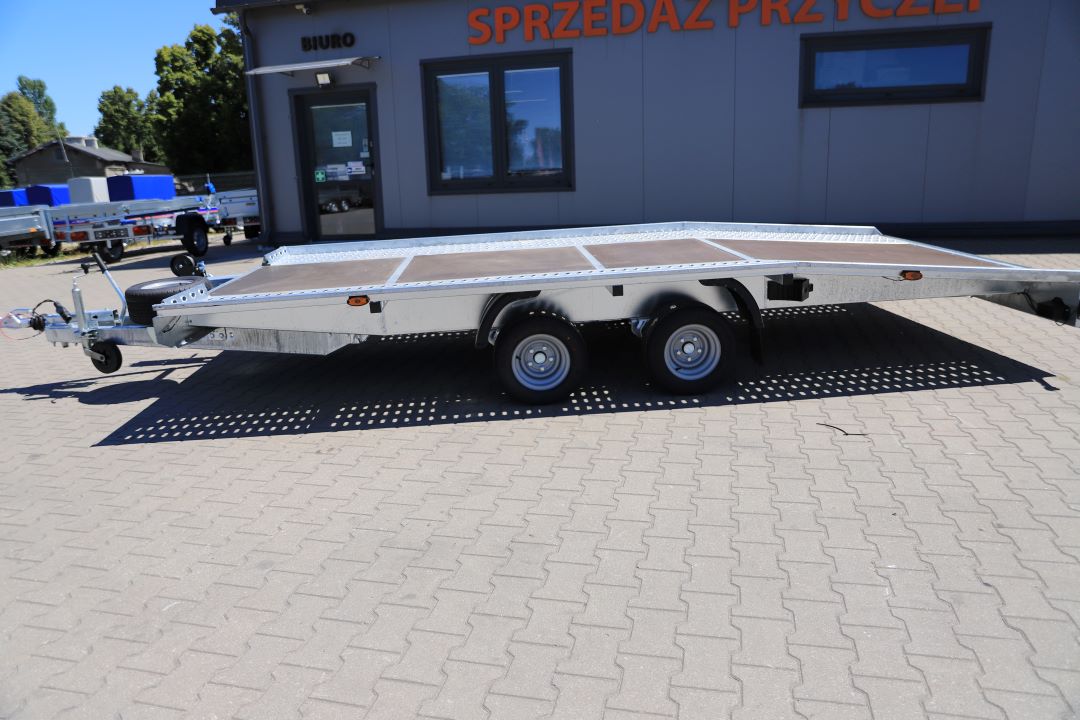 Niewiadów Jupiter SM 4.5 10C sklejka - twin-axle car transporter, 450x210 cm, GVW 2700 kg - image 3