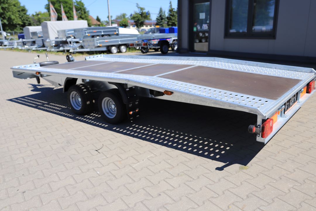 Niewiadów Jupiter SM 4.5 10C sklejka - twin-axle car transporter, 450x210 cm, GVW 2700 kg - image 4