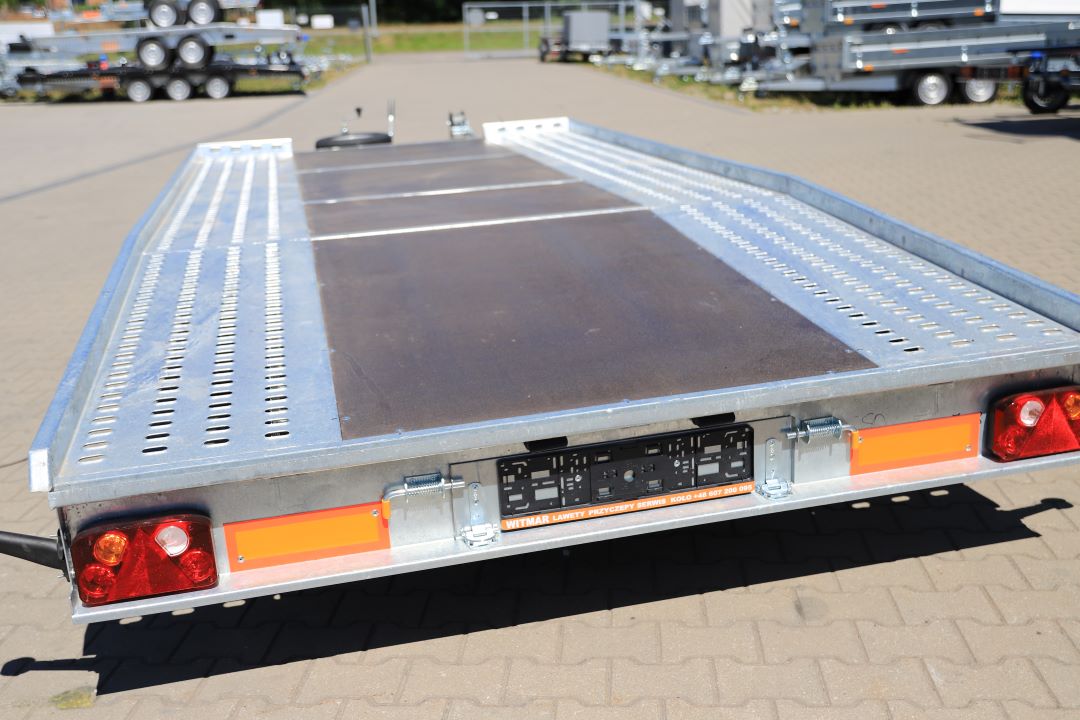 Niewiadów Jupiter SM 4.5 10C sklejka - twin-axle car transporter, 450x210 cm, GVW 2700 kg - image 5