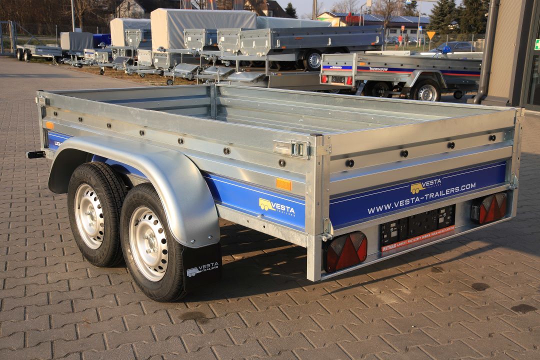 Vesta LIGHT 25 DA - light twin-axle trailer, 251x135 cm, GVW 750 kg - image 5