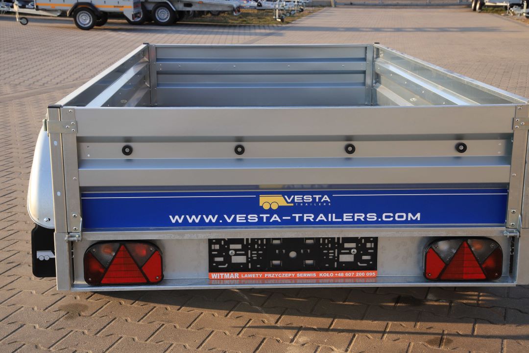 Vesta LIGHT 25 DA - light twin-axle trailer, 251x135 cm, GVW 750 kg - image 6