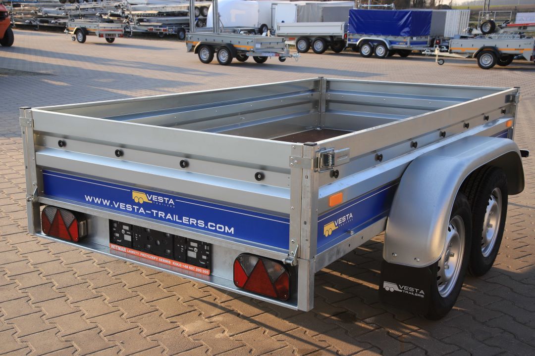 Vesta LIGHT 25 DA - light twin-axle trailer, 251x135 cm, GVW 750 kg - image 7