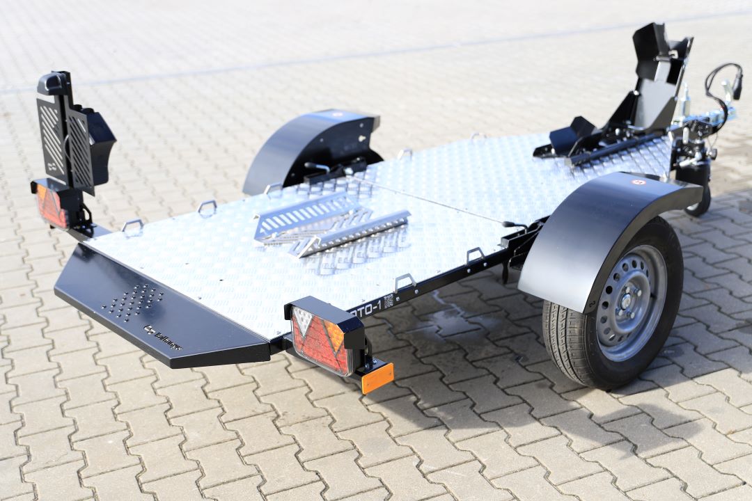 Balhanger MOTO-1 – przyczepa motocyklowa / quad, 238x104 cm, DMC 750 kg - zdjęcie 6
